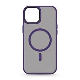 Чехол для Apple iPhone 15 Plus, Uniq MagCase, фиолетовый, противоударный, панель-накладка с MagSafe, ударопрочный TPU+PC, с магнитом MagSafe, поддержка полноценной беспроводной зарядки, ArmorStandart (ARM75312)