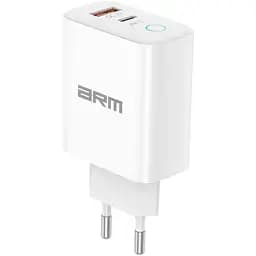 Блок живлення зарядний пристрій ArmorStandart AR35 2 порти USB A + C PD 30 W (ARM69689)