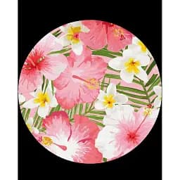 Картина по номерам Brushme Островные цветы (Размер L) 40x40 см