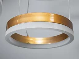 Люстра стельова LED Diasha D2485-800+600+400+200G D2485, 135W, золото, для низьких стель, регульована висота - мініатюра 4