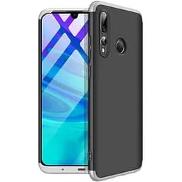 Чохол-накладка GKK 3 in 1 Hard PC Case HuAwei P Smart+ 2019 Silver/Black