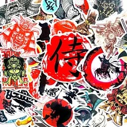 Стікерпак GeekLand Japanese Stuff 65 штук - мініатюра 5