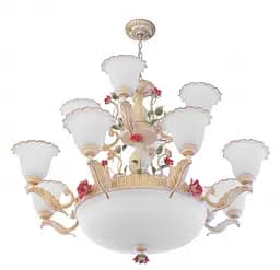 Люстра підвісна Brille флористика E27 60W BG (BKL-037S/15)