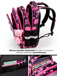 Ортопедичний рюкзак до школи School Standard для дівчинки 475 гр 17,5 літрів Рожевий - мініатюра 3