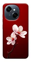 Чехол itsPrint Sakura red для TECNO Spark Go 1