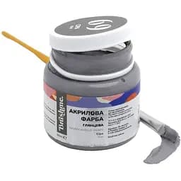 Акрилова фарба Brushme глянцева Сіра AP5069 50 мл