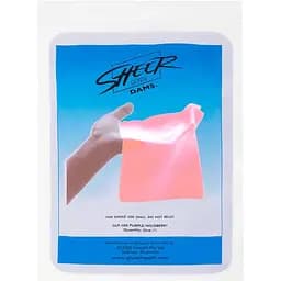 Латексні серветки Glyde Health Sheer Glyde Dams, полуниця (1 шт.)