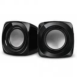 Колонки 2.0 REAL-EL S-20 черный, 2 x 3 Вт, пластиковый корпус, питание от USB