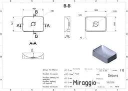 Умивальник Miraggio DEBORA (0001048) Mirasoft, Матовий, Накладний, Білий - мініатюра 2