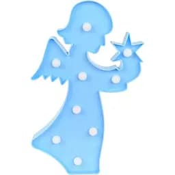 Нічник-світильник Янгол блакитний