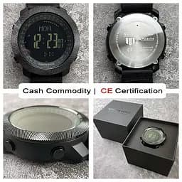 Тактичний чоловічий наручний годинник North Edge Apache 3 (Silicone) - мініатюра 2