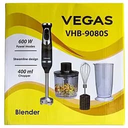 Блендер Vegas VHB-9080S 600Вт чорний (VHB-9080S) - мініатюра 7