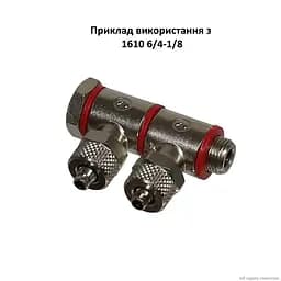 Фітинг, дворівневий болт Camozzi 1631 02-1/8 (1631 02-1/8) - мініатюра 2