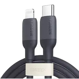 Кабель Ugreen US387 USB-C to Lightning Silicone Cable 1 м (черный) (20304)