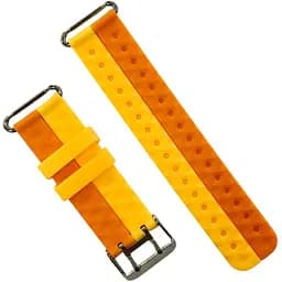 Силіконовий ремінець для дитячих годин Smart Kids Q60/Q80/Q90/Q100 Orange Yellow