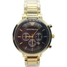 Наручний годинник чоловічий No Brand Emporio Armani Золотистий (IBW375YB)