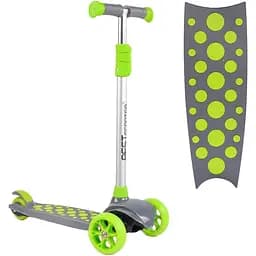Самокат детский Best Scooter 63-80х11.5х30 см Серо-салатовый 000254943