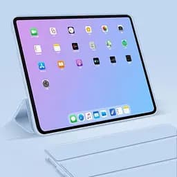 Чохол-книжка BeCover Tri Fold Soft TPU Silicone для Apple iPad Air 4/5 2020/2022 10.9" Light Blue (708510) - мініатюра 6