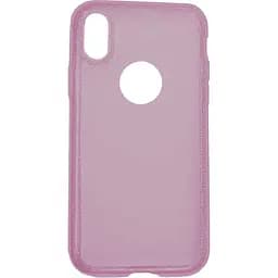 Чохол-накладка Usams Case-Benzo Series iPhone X Rose Gold