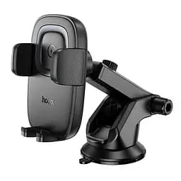 Автодержатель с БЗУ Hoco HW32 Crown push-type (center console)
