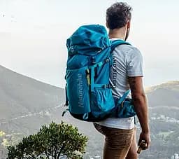 Рюкзак туристичний Naturehike NH18Y045-Q, 45 л, блакитний - мініатюра 3