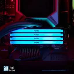 Модуль пам'яті для комп'ютера DDR4 32GB (2x16GB) 3200 MHz Beast RGB Black Kingston Fury (ex.HyperX) (KF432C16BB12AK2/32WP) - мініатюра 9