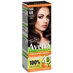 Стійка крем-фарба для волосся Acme Color Avena Naturals 4.0 королівський каштановий