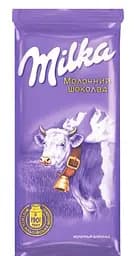 Шоколад молочний Milka без добавок 90 г (581713)