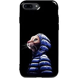 Чохол-накладка Toto Pure TPU 2 mm Print Case Apple iPhone 7 Plus/8 Plus #76 Catcoat Black