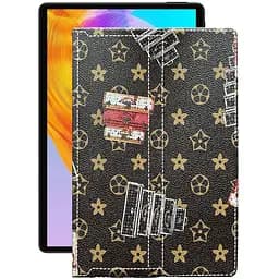 Чохол StatusCASE з екошкіри для планшету Teclast M40 SE Луі-Вітон-коричневий