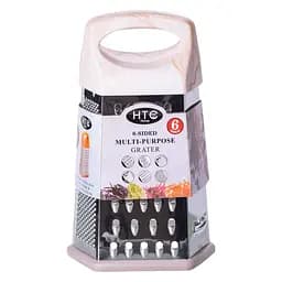 Тертка шестикутна з пластиковою ручкою 14*12*24 см Ding Lanfang HP-8-7 - мініатюра 14