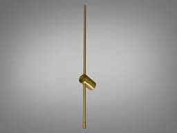 Бра лінійне LED Diasha 2042/1000 brass, 9W, 4100K, бронза, для коридору, спальні, офісу, кафе - мініатюра 2