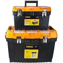 Набор ящиков для инструмента 2в1 Sigma металлические замки 413×212×244мм, 564×310×388мм 7403521