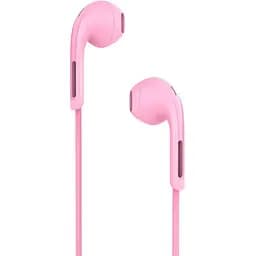 Навушники провідні Hoco M39 Rhyme пластикові з мікрофоном рожеві