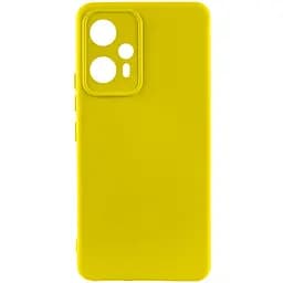 Чохол Silicone Cover Lakshmi Full Camera (A) для Xiaomi Poco F5 / Note 12 Turbo Жовтий / Flash