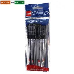 Ручка Cello Original Finegrip, чорна, 0.7 мм, 5 шт.