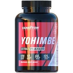 Натуральная добавка Vansiton Йохимбе 120 капсул