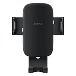 Автомобільний тримач холдер Baseus Metal Age 2 Gravity Car Mount Air Outlet Version SUJS000001 Black - мініатюра 3