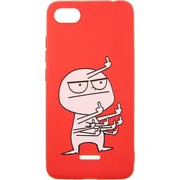 Чохол-накладка Toto Cartoon Soft Silicone TPU Case Xiaomi Redmi 6A FK9 Red
