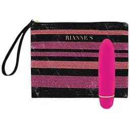 Вибропуля Rianne S Classique Vibe мини-вибратор на 7 режимов чехол-косметичка French Rose