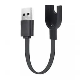 USB кабель для фитнеса браслета Xiaomi Mi Band 3 0.3m черный