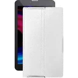 Чохол StatusCASE з екошкіри для планшету Pixus Touch 7 3G Білий