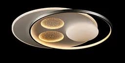 Люстра стельова LED Splendid Ray L2909/580/2+3, 150W, білий/сірий, з пультом, сучасний стиль - мініатюра 4