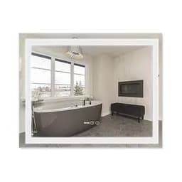 Зеркало Qtap Mideya с антизапотеванием (DC-F614) 1000x800 QT2078F614W, Белый