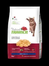 Сухий корм Trainer Natural Super Adult with Fresh Chicken для дорослих кішок від 1 року 3 кг.