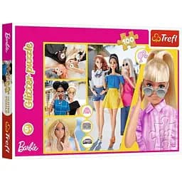 Пазл Trefl глітерний Барбі 100 ел. (14830)