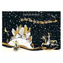 Набір шоколаду Zotter Hand-scooped Адвент календар органічний 480 г