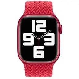 Ремінець CasePro Braided Solo Loop Red Size M для Apple Watch 45mm/44mm/42mm - мініатюра 2