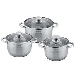 Набір посуду Maxmark, 6 предметів, металік (MK-3506B)