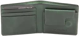 Чоловічий шкіряний портмоне GRANDE PELLE 11х9х2 см acs0024465 - мініатюра 2